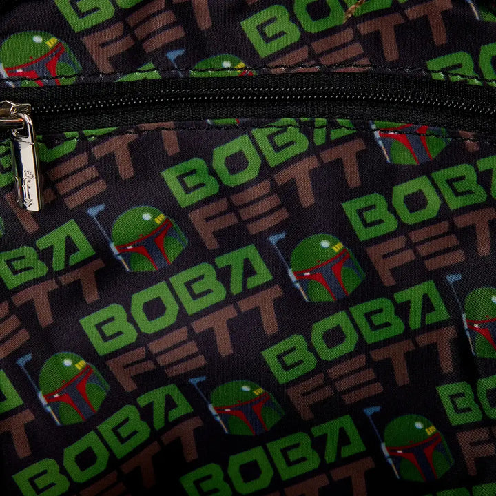 Loungefly Star Wars Boba Fett Cosplay Sling Crossbody Bag