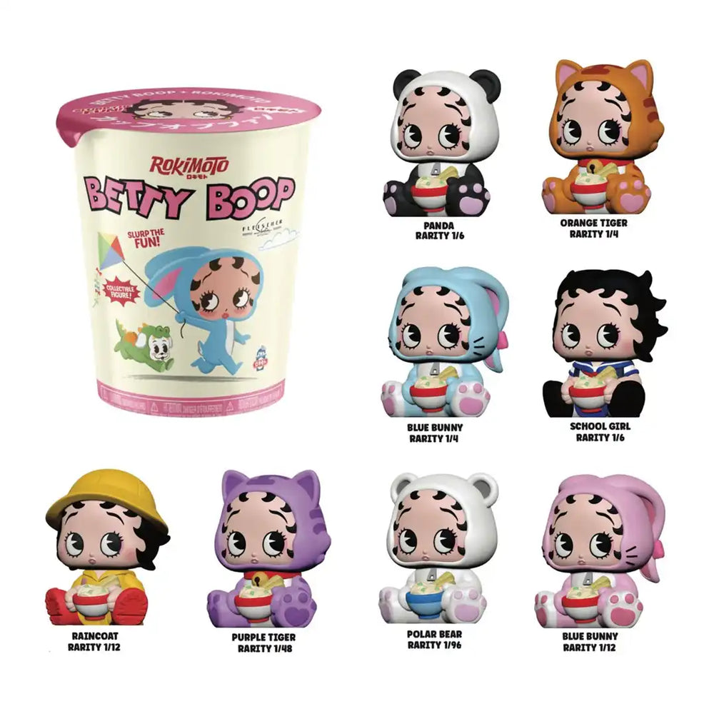Funmaker Rokimoto Betty Boop Ramen Cup Blind Box Figure