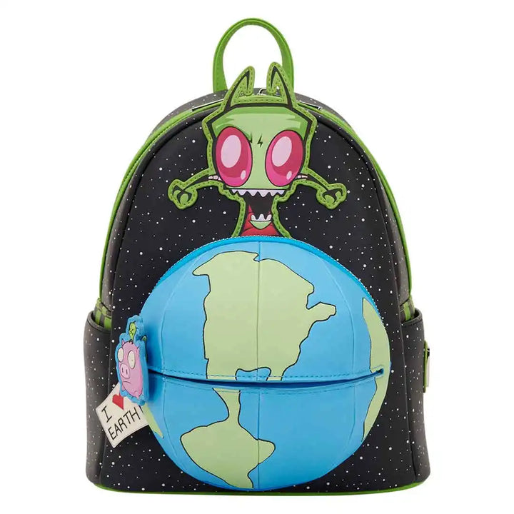 Loungefly Nickelodeon Invader Zim Glow Mini Backpack