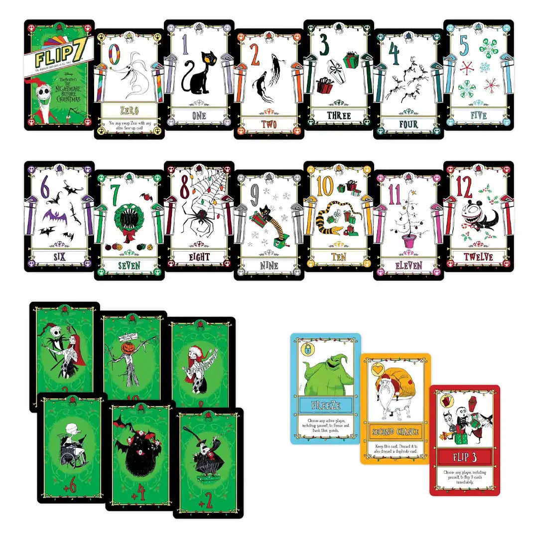 USAopoly Flip 7: Disney Tim Burton&