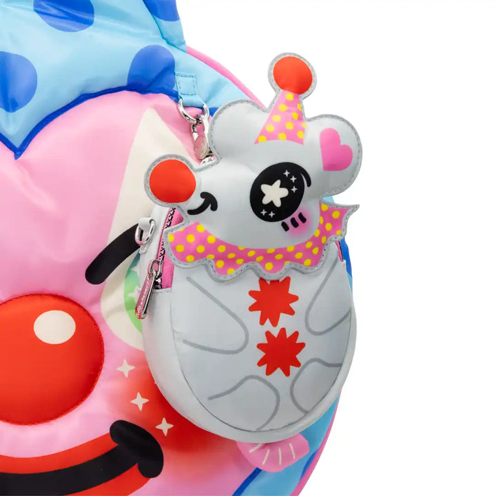 Whatever Makes You Happy So Lazo Party Rat Mini Crossbody Bag Charm