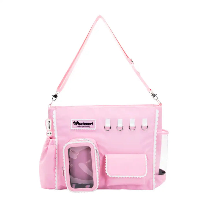 Whatever Makes You Happy Pink Emotional Support Trinket Bag