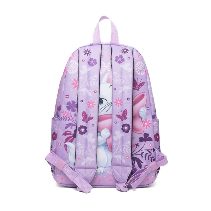 Wondapop Disney Aristocats Marie Backpack 16” Classic Backpack with Laptop Sleeve, Front Pocket &amp; Side Pockets, Disney Marie Travel &amp; School Bookbag