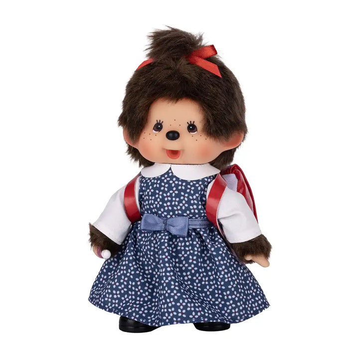 Monchhichi Japanese School Bag Girl Plush Toy