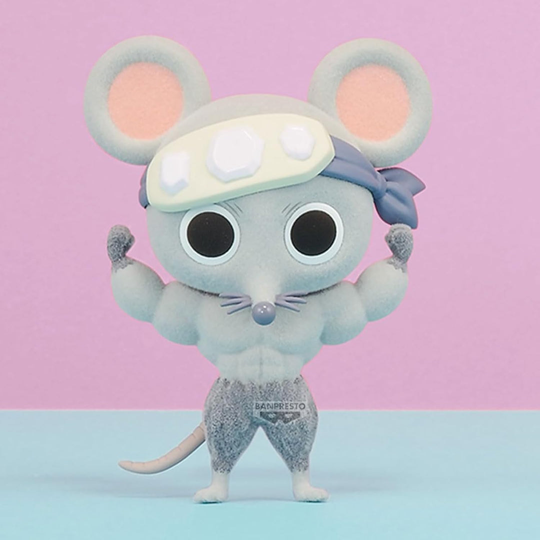 Banpresto - Demon Slayer: Kimetsu no Yaiba - Muscular Mice Fluffy Puffy Collectible Figure