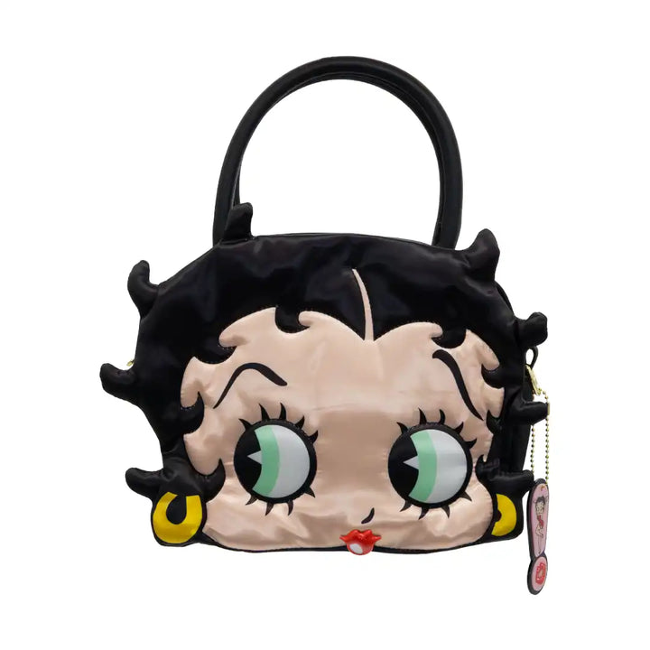Whatever Makes You Happy Betty Boop Head Crossbody Bag