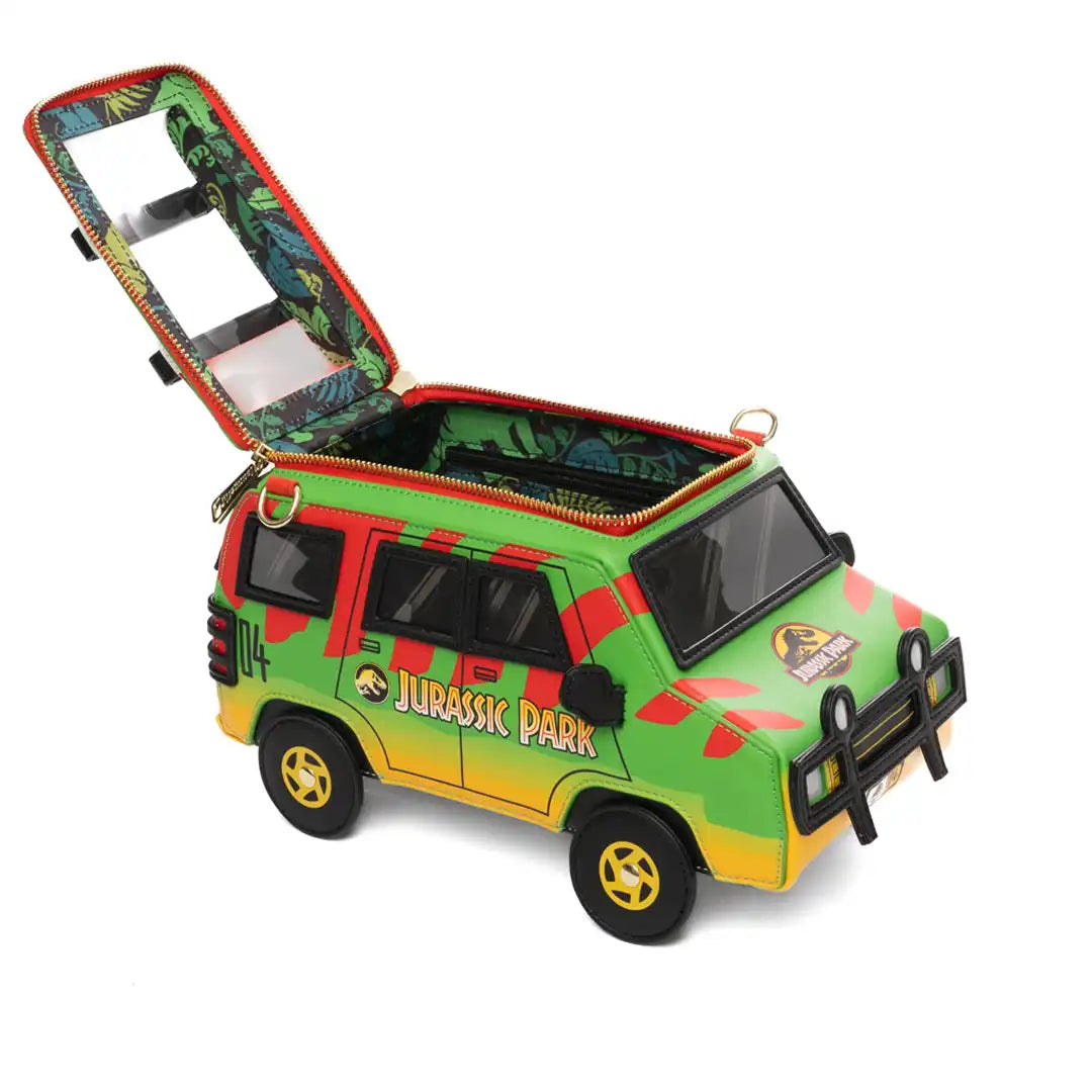 Loungefly Universal Jurassic Park Safari Tour Vehicle Figural Crossbody Bag - 707 Street Exclusive