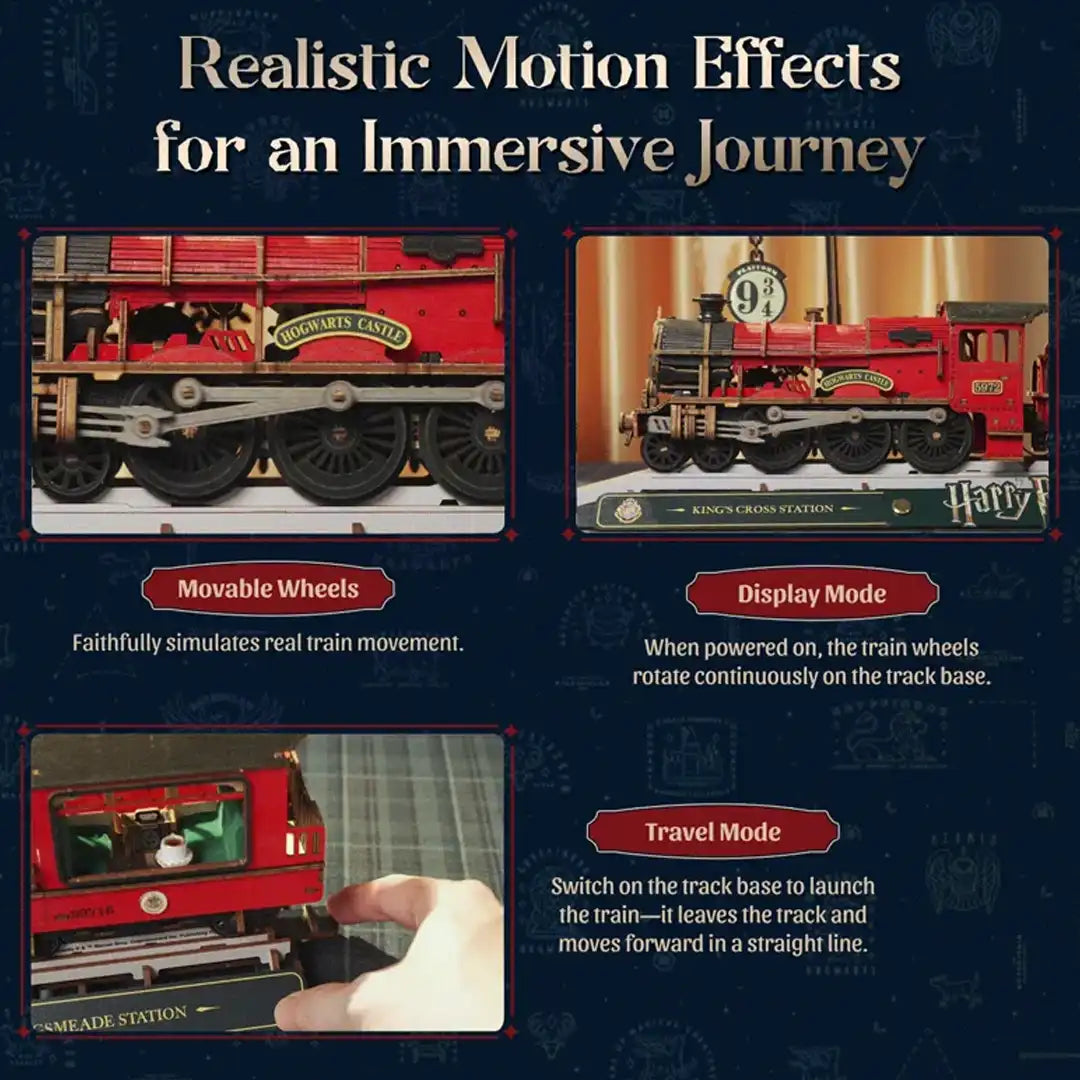 Puremind Harry Potter Hogwarts Express Wooden Construction Craft Set
