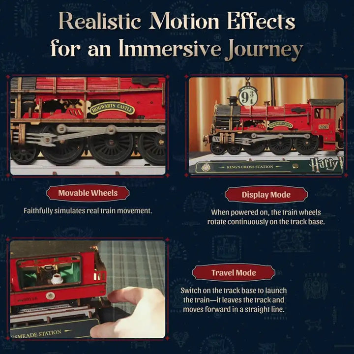 Puremind Harry Potter Hogwarts Express Wooden Construction Craft Set