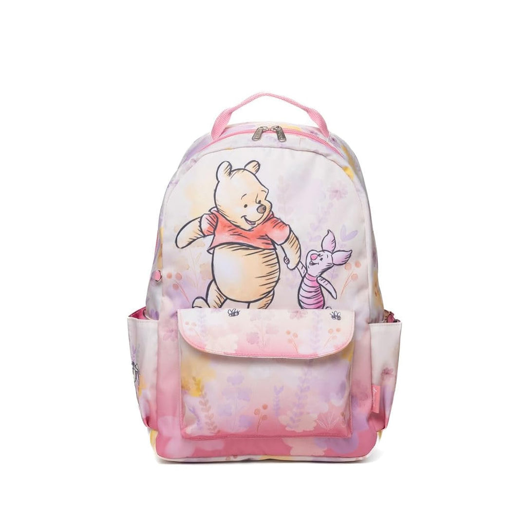 Wondapop Disney Winnie the Pooh Backpack,15.5 Inch Backpack with Padded Shoulder Straps, 14 Inch Laptop &amp; Tablet Compartment, Hidden Security Pocket, Front Pocket &amp; Side Pockets