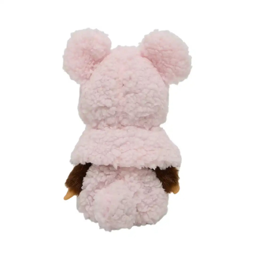 Monchhichi Pink Bear Hoodie Boy Plush Toy