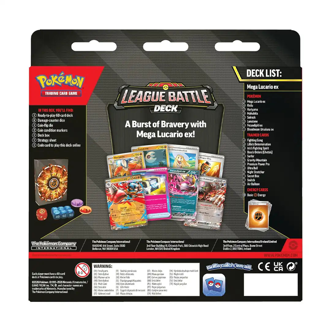 Pokémon TCG: Mega Lucario ex League Battle Deck