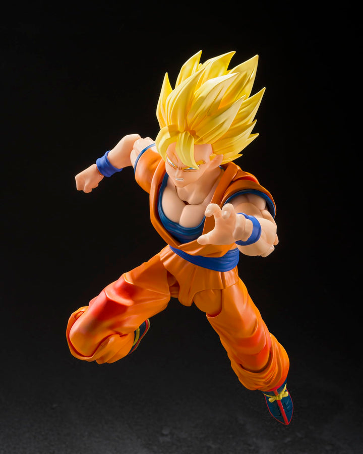 TAMASHII NATIONS - Dragon Ball Z - Super Saiyan Son Goku (The Games Begin) S.H.Figuarts Action Figure