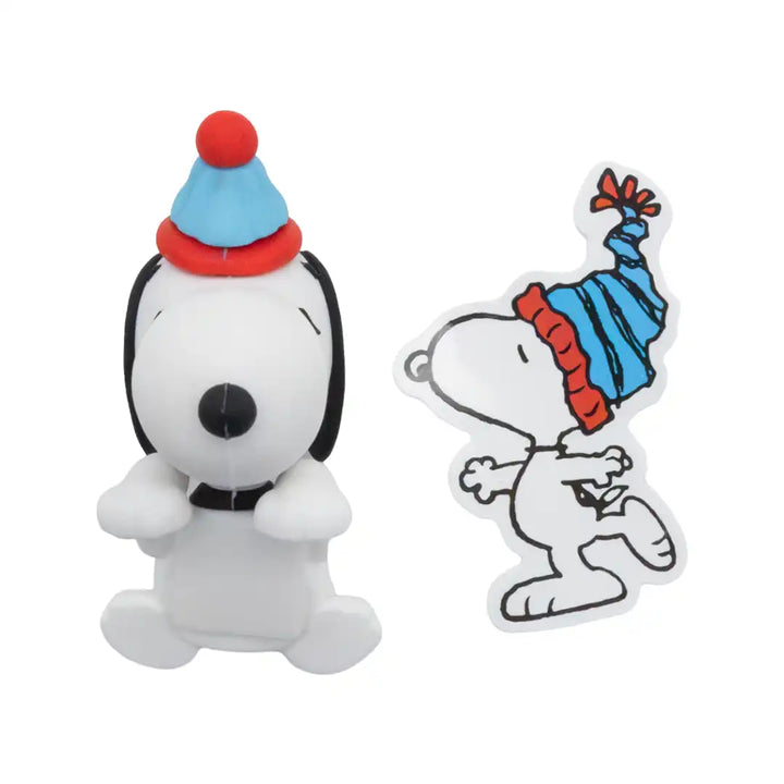 Whatever Makes You Happy Peanuts Winter Snoopy Mystery Box Phone Buddies