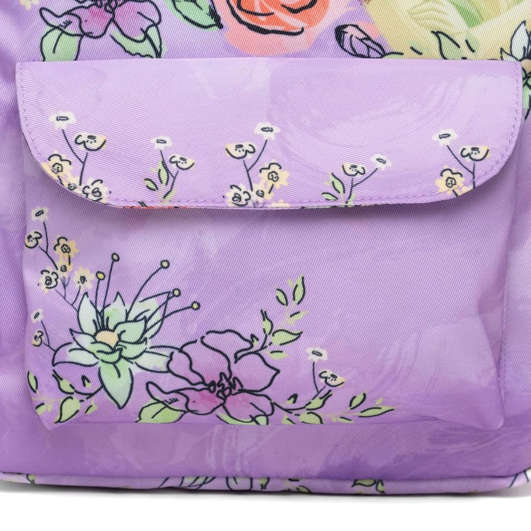 Wondapop Disney The Princess and the Frog Tiana Backpack, 15.5 Inch Princess Tiana Backpack with Padded Shoulder Straps, 14 Inch Device Compartment, Hidden Security Pocket, Front Pocket &amp; Side Pockets
