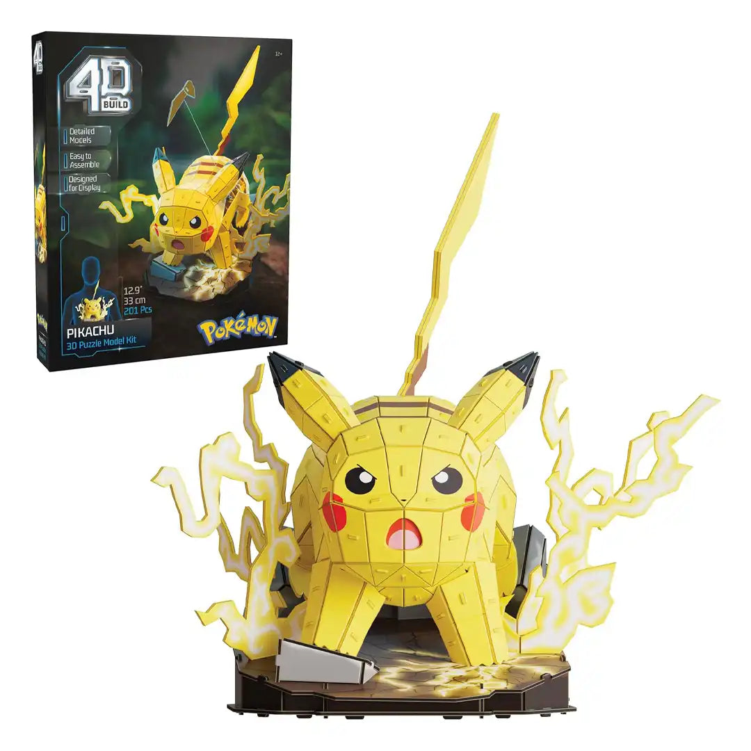 4D Build Pokemon Pikachu 3D Model Kit