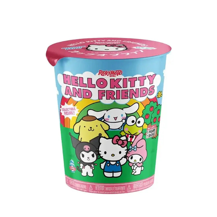 Funmaker Rokimoto Hello Kitty &amp; Friends Series 1 Ramen Cup Blind Box Vinyl Figure