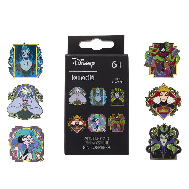 Loungefly Disney Villains Mystery Box Pin