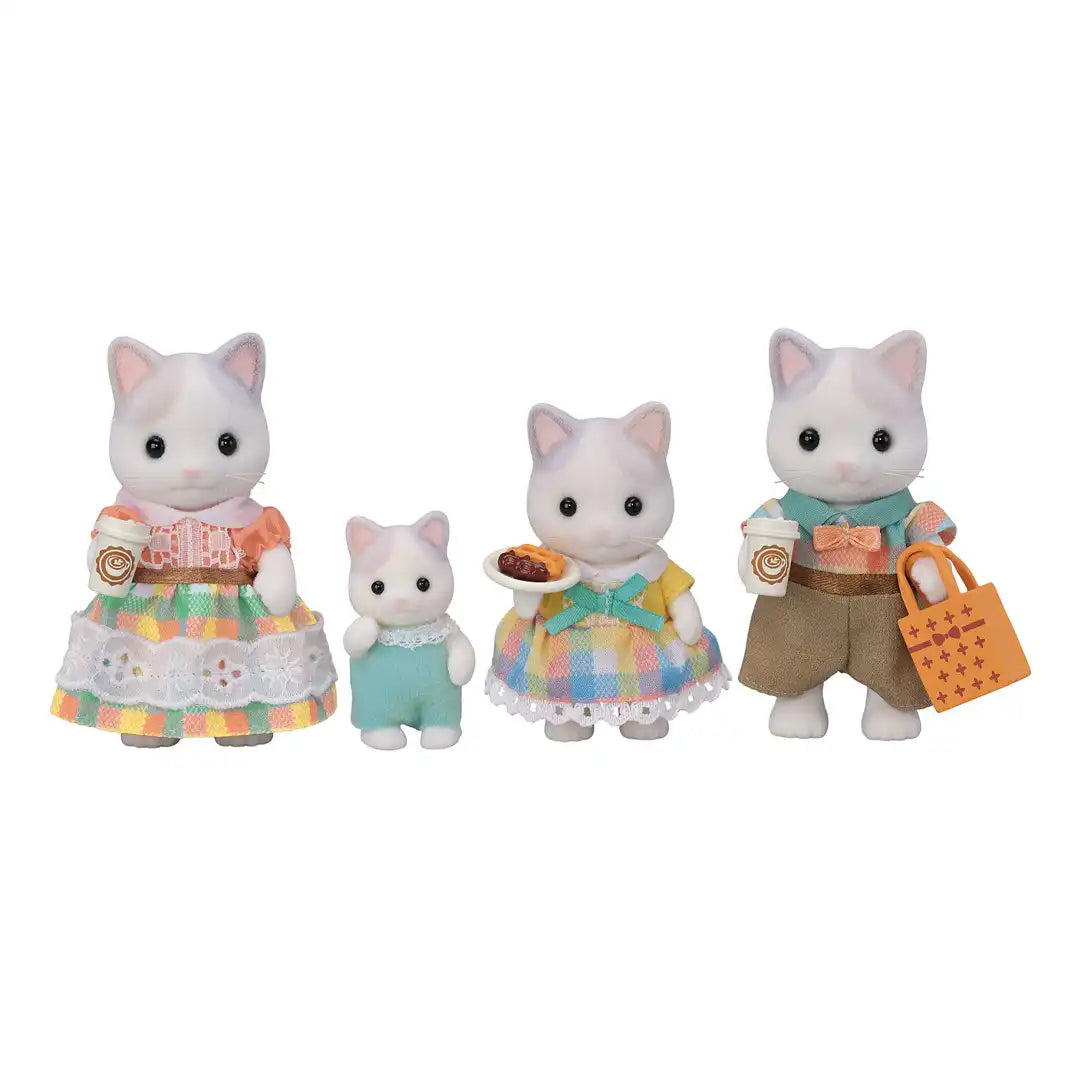 Calico Critters Latte Cat Family