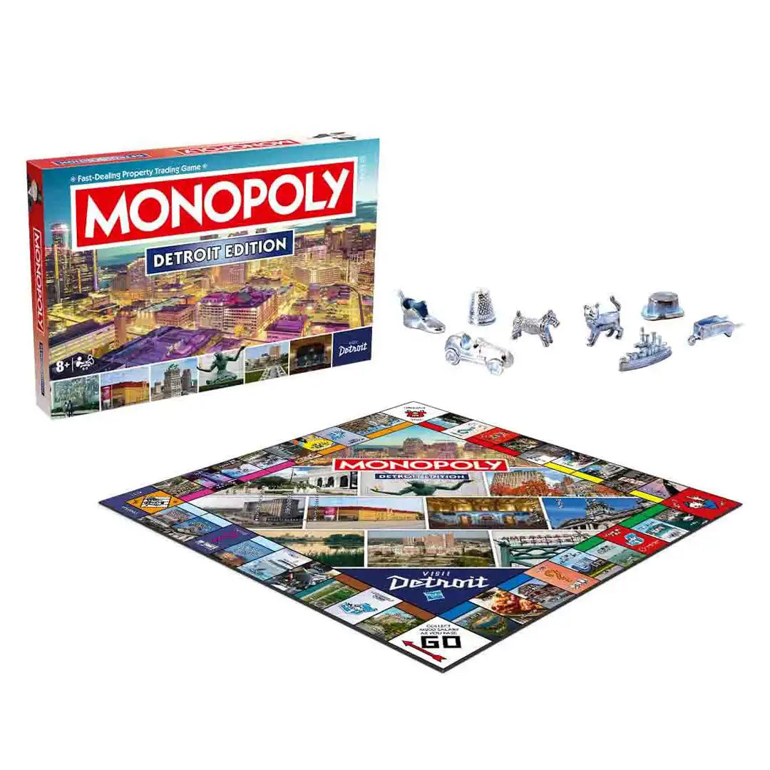 Hasbro Monopoly Detroit, MI Edition