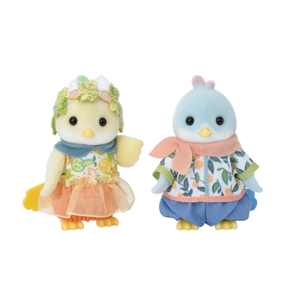 Calico Critters Citrus Bird Family
