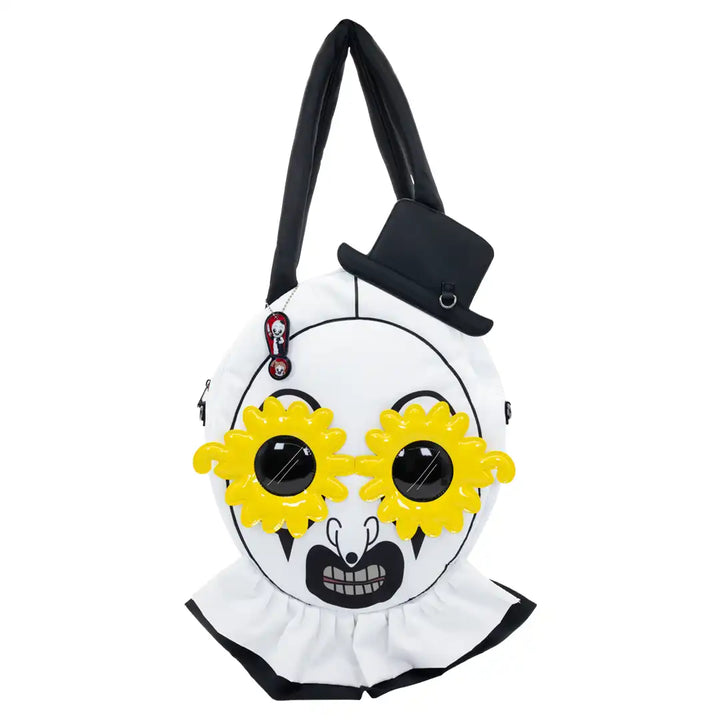 Whatever Makes You Happy Terrifier 2 Art the Clown Oversized Head Nylon Tote Bag