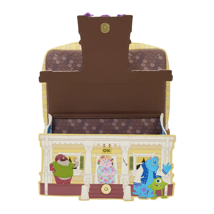 Loungefly Disney Pixar Monsters University Oozma Kappa House Figural Mini Backpack