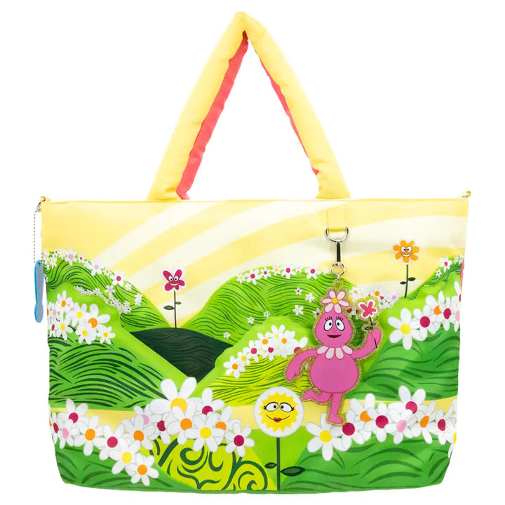 Whatever Makes You Happy Yo Gabba Gabba Lands Double Sided Puffy Tote Bag