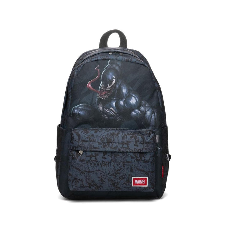 Wondapop Marvel Venom 16 Inch Backpack – Venom &amp; Carnage School Backpack with Laptop Sleeve, Front Pocket &amp; Side Pockets, Venom Bookbag for Kids