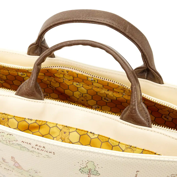 Loungefly Disney Winnie The Pooh Hundred Acre Wood Tote Bag