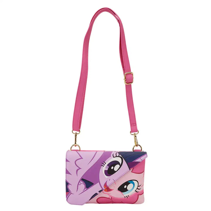 Loungefly My Little Pony Twilight Sparkle &amp; Pinkie Pie Crossbody Bag