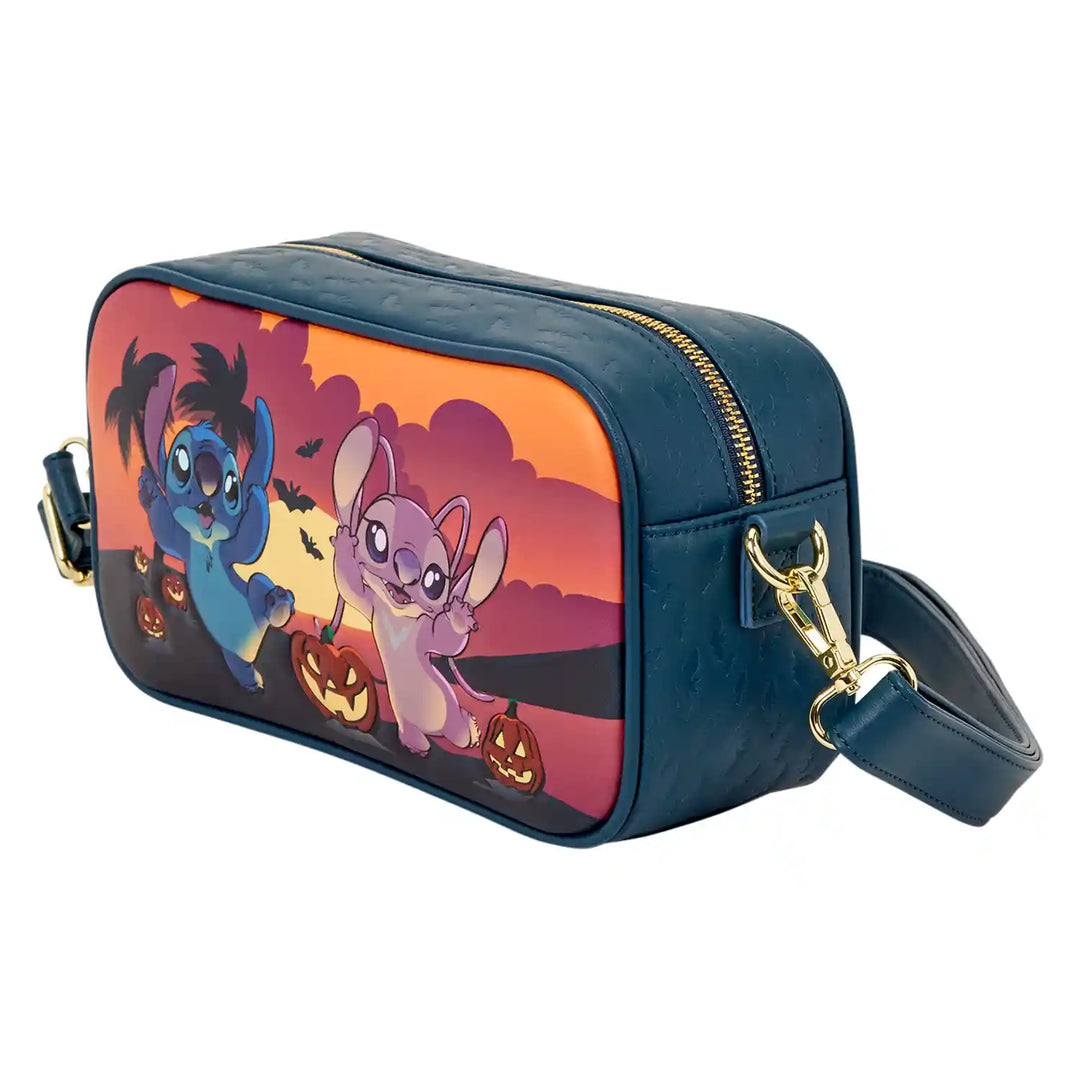 Loungefly Disney Stitch &amp; Angel Halloween Costumes Crossbody Bag