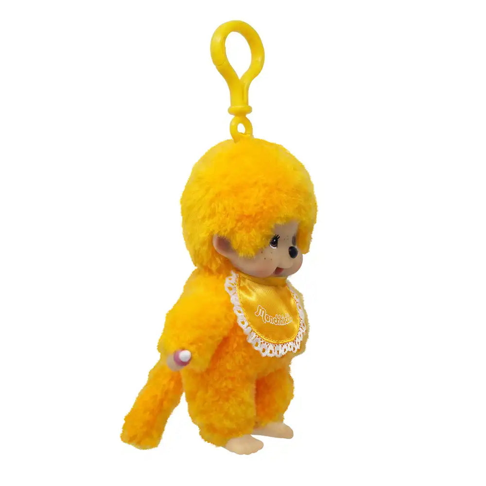 Monchhichi Orange Lace Satin Keychain
