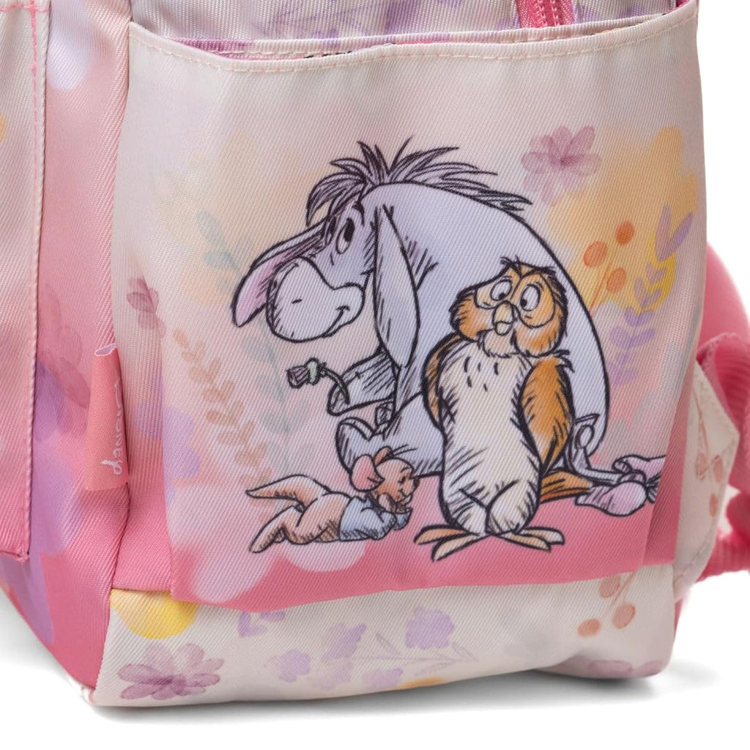 Wondapop Disney Winnie the Pooh Backpack,15.5 Inch Backpack with Padded Shoulder Straps, 14 Inch Laptop &amp; Tablet Compartment, Hidden Security Pocket, Front Pocket &amp; Side Pockets