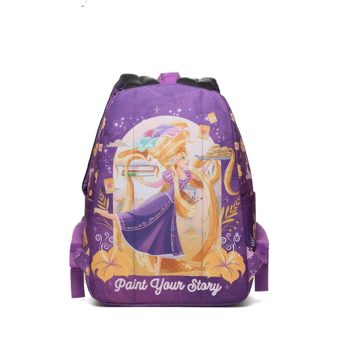 Wondapop Disney Princess Rapunzel Backpack 16” – Tangled Backpack with Laptop Sleeve, Front Pocket &amp; Side Pockets, Classic Disney Bookbag for School, Travel &amp; Everyday Use