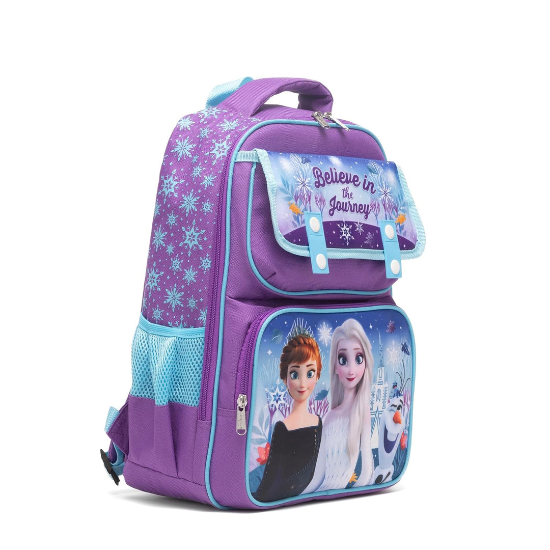 Ruz - Frozen Large School backpack with Padded Back and Adjustable Straps, Purple, A28233