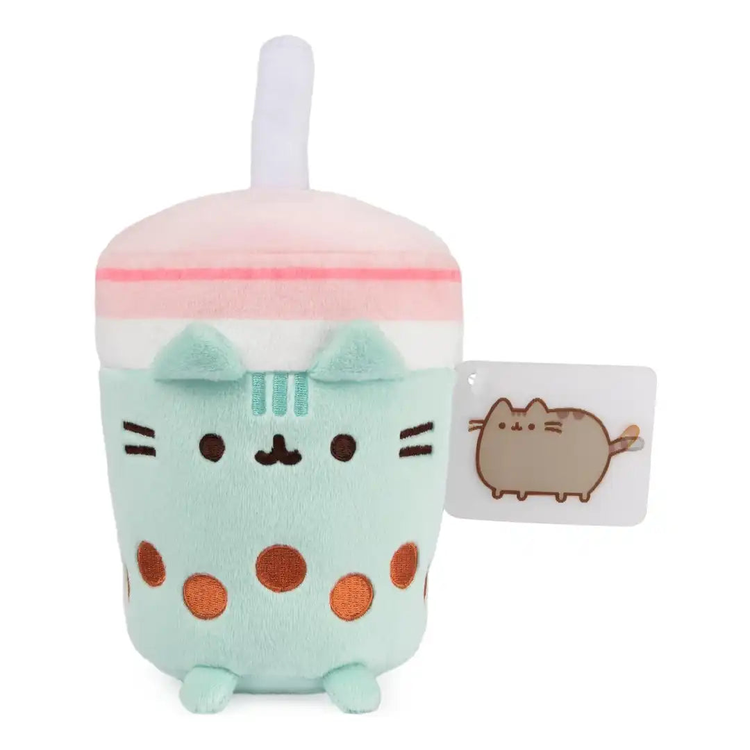 GUND Pusheen Boba Tea Cup Cat 6" Plush Toy