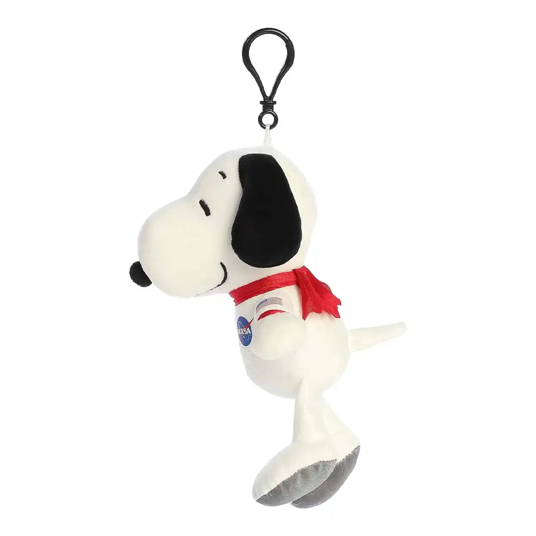 Aurora Adorable Palm Pals Peanuts 7" White Spacesuit Snoopy Clip-On Plush