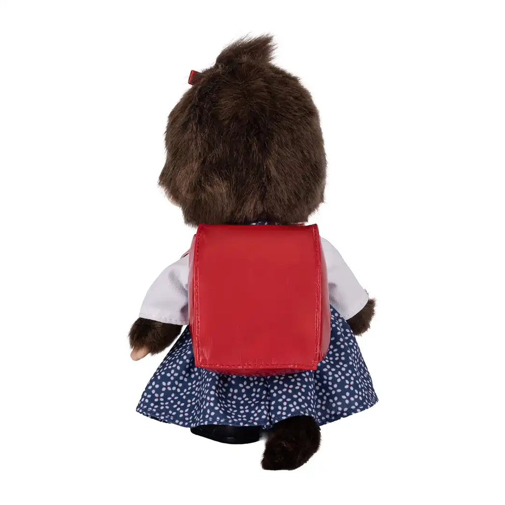 Monchhichi Japanese School Bag Girl Plush Toy
