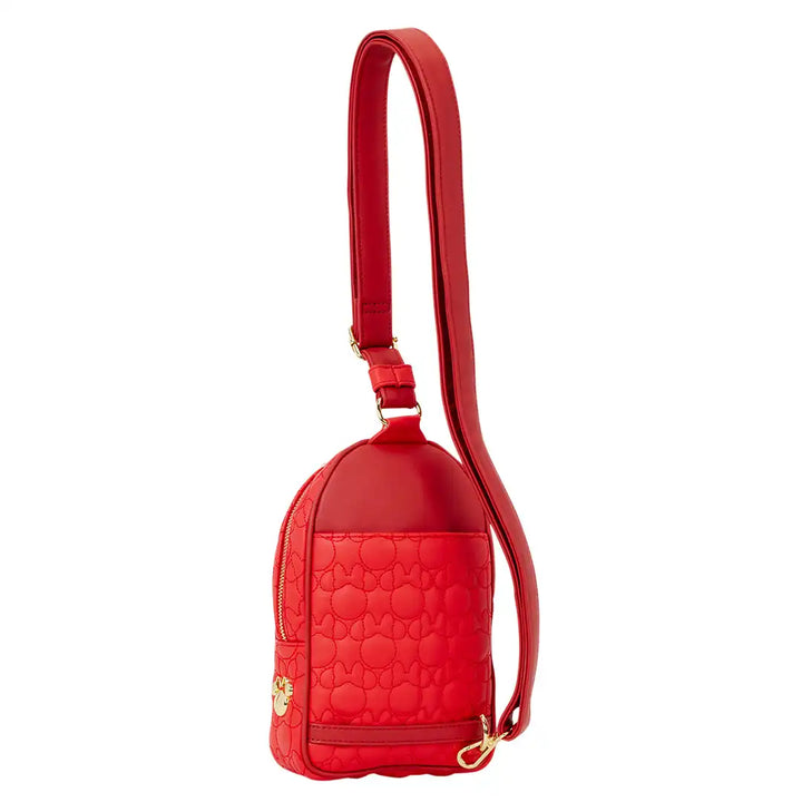 Loungefly Disney Minnie Mouse Silhouette Sling Crossbody Bag