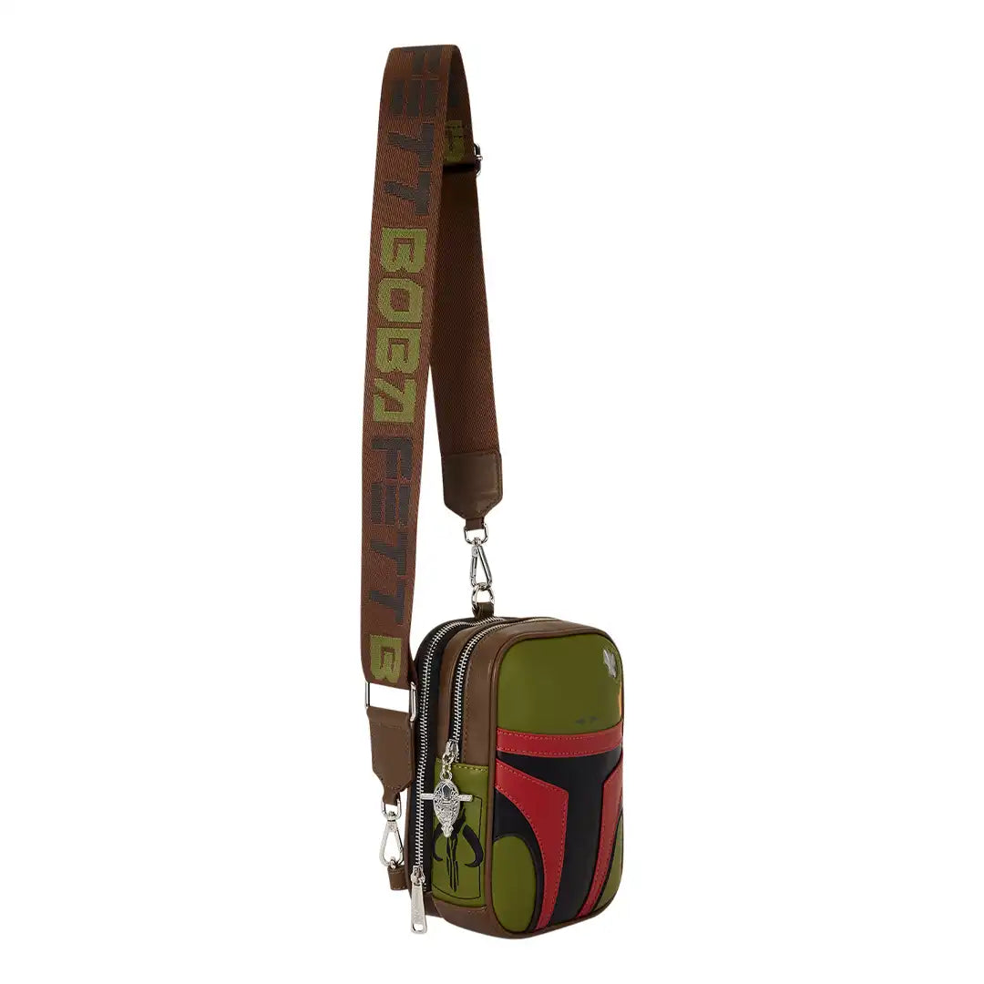 Loungefly Star Wars Boba Fett Cosplay Sling Crossbody Bag