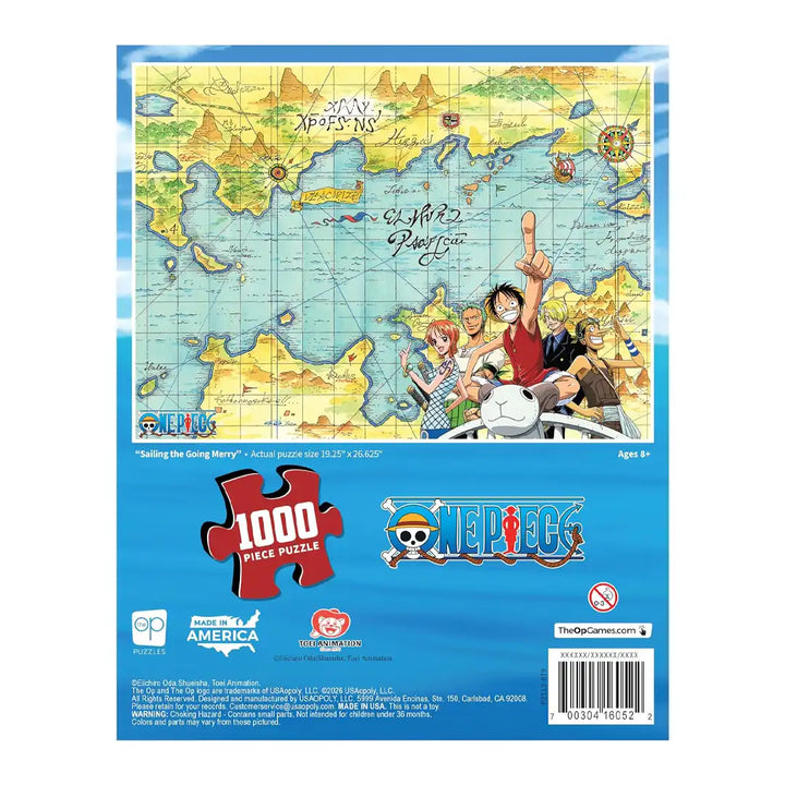 USAopoly One Piece Sailing the Going Merry 1,000 Piece Jigsaw Puzzle