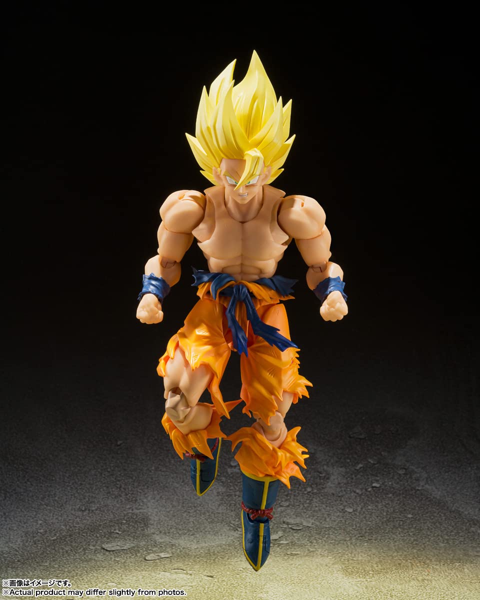 TAMASHII NATIONS - Dragon Ball Z - Super Saiyan Son Goku -Legendary Super Saiyan- S.H.Figuarts Action Figure