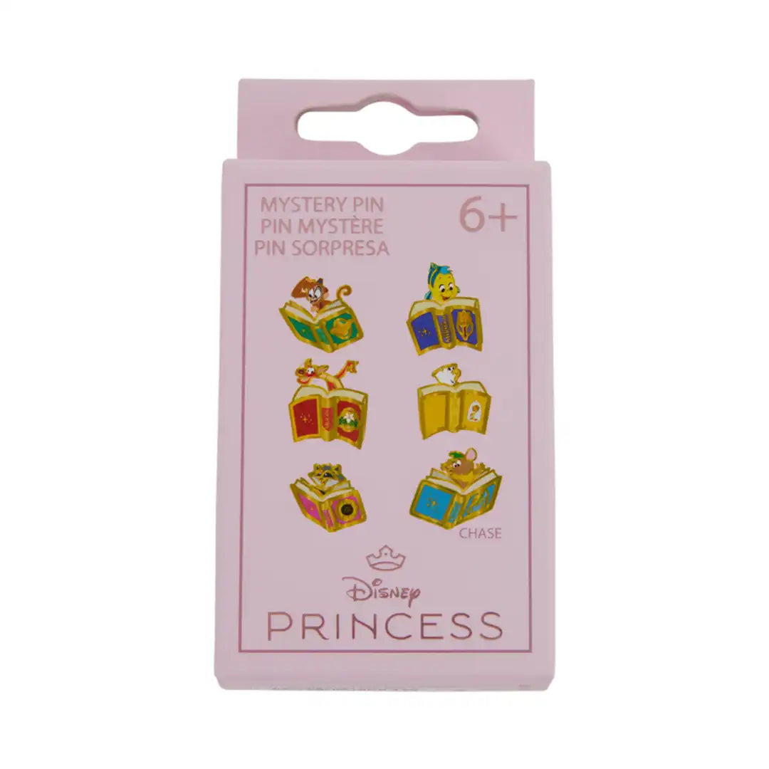 Loungefly Disney Princess Sidekicks Books Blind Box Enamel Pin