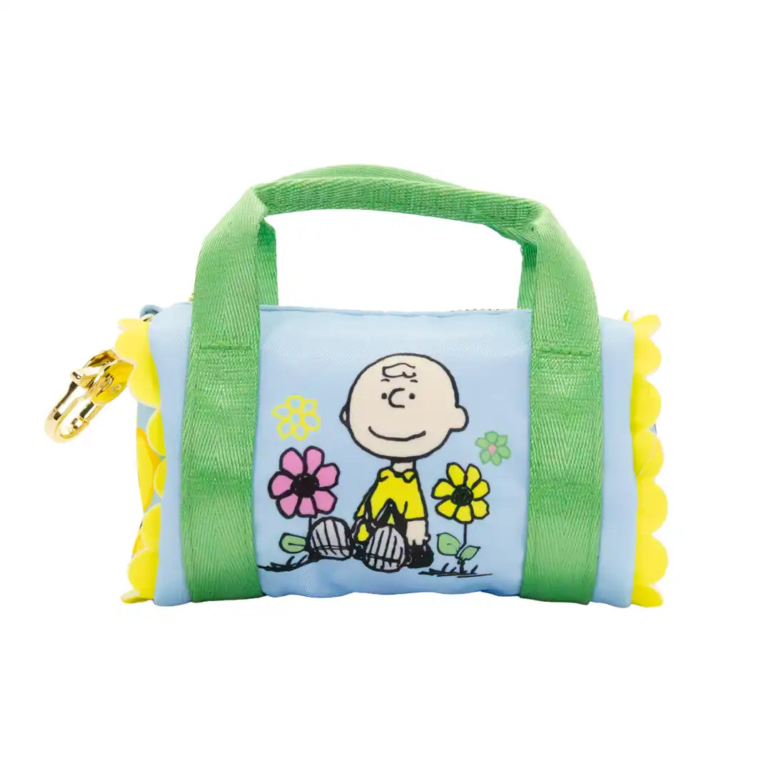 Whatever Makes You Happy Peanuts Sherbert Spring Mini Duffle Bag Charms