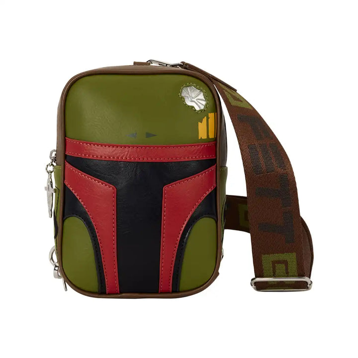 Loungefly Star Wars Boba Fett Cosplay Sling Crossbody Bag