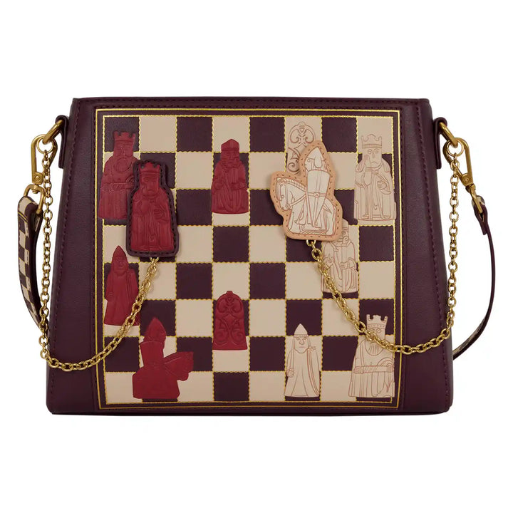 Loungefly WB Harry Potter Wizard Chess Crossbody Bag with Playable Pieces