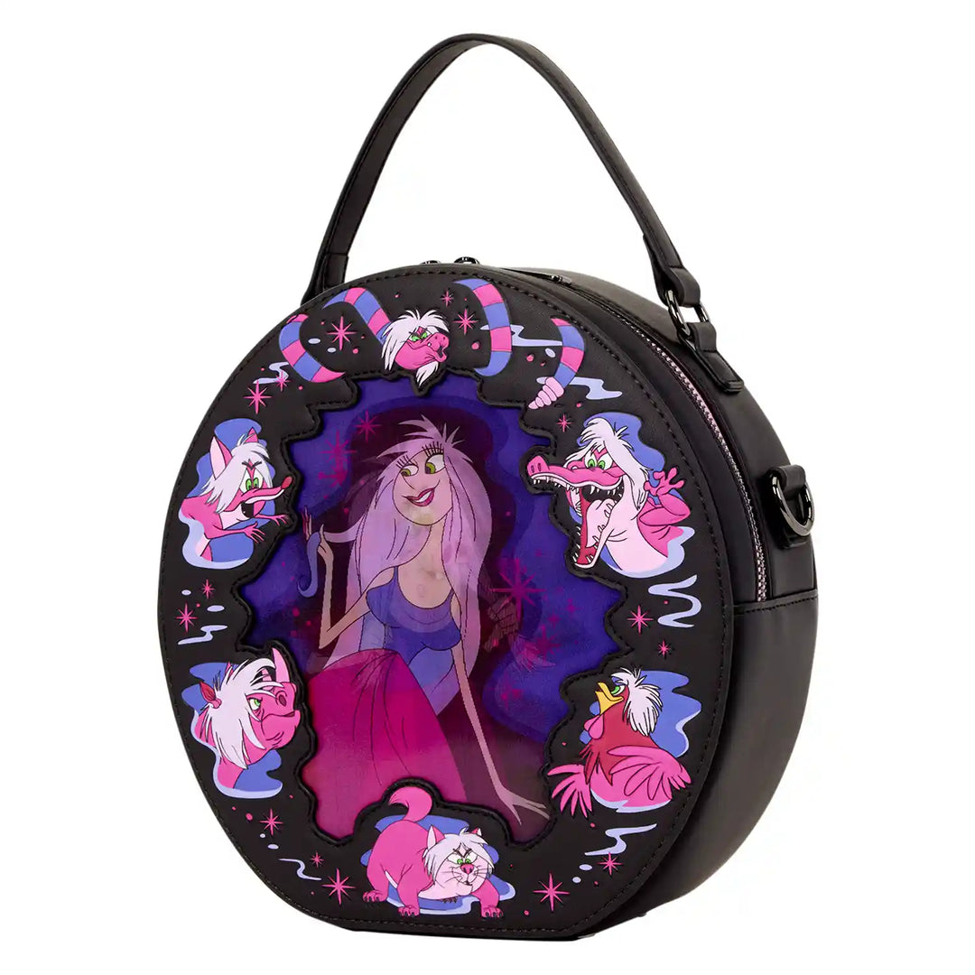 Loungefly Disney The Sword in the Stone Madam Mim Lenticular Crossbody Bag