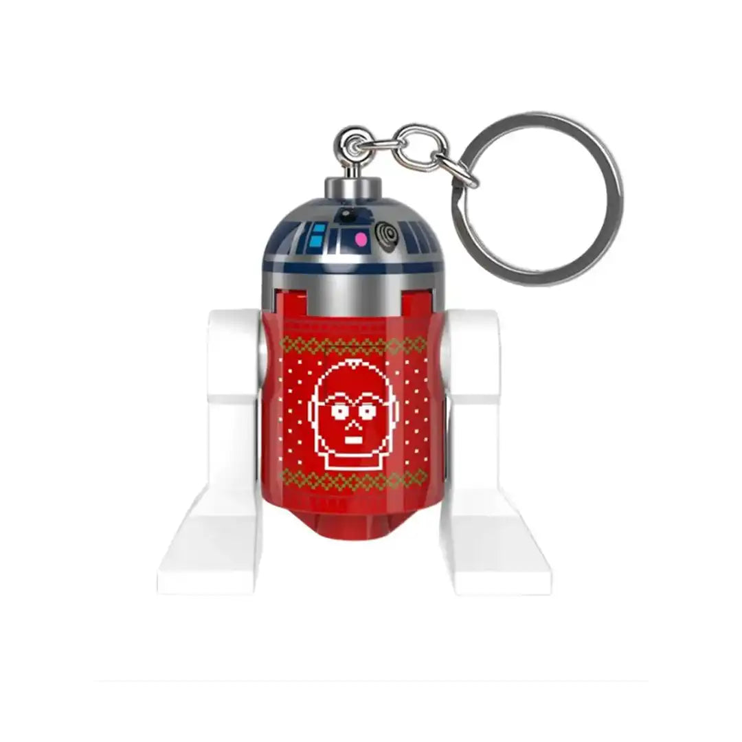 LEGO Star Wars Minifigures Keychain Light R2-D2 Holiday Sweater