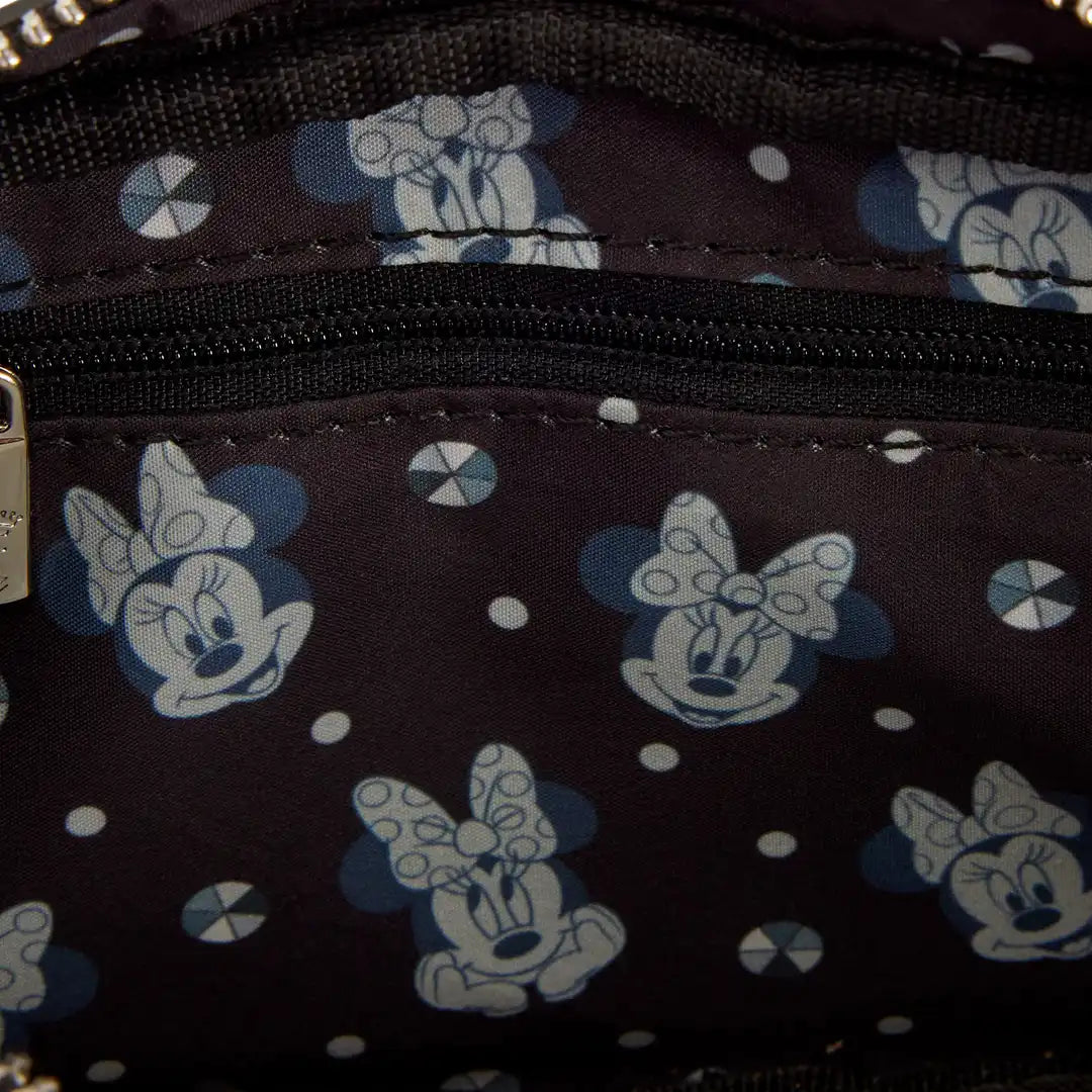 Loungefly Disney Minnie Mouse Studs &amp; Chains Crossbody Bag